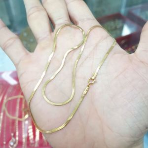 (An toàn cho bé- Không Kiêng mồ hôi muối) Dây Chuyền kiểu dập 2mm cho Nhỏ từ 1 tuổi- Dùng bền bỉ tắm rửa không đen rỉ