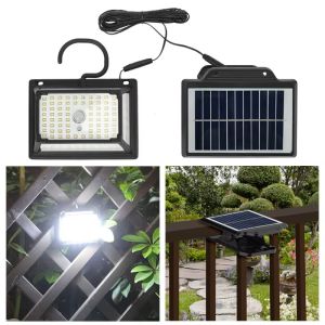 ECILY Solar Lamp Split-type Clip Lamp Waterproof Lighting Lamp LED Lamp，Solar Motion Sensor Lights 120° Detection 8M Range Lamp Waterproof LED outdoor Light for Outdoor Security Camping Gargen