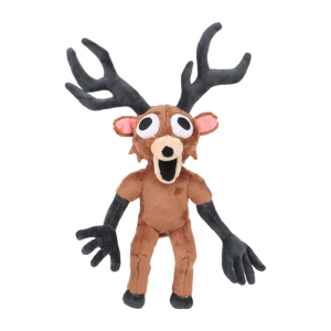 Deer Plush Toy - Soft Stuffed Animal with Realistic Design Brown Fawn Doll for Kids Gifts Nursery Decor & Christmas Stocking Stuffers