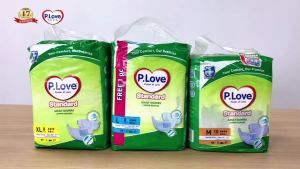 P.Love Standard Adult Tape Diapers - L9/M10/XL8 (12 Packs)