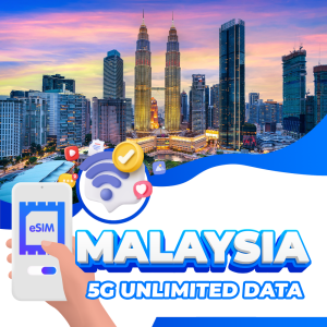 5G ESIM - Unlimited Digi Malaysia Data E-Sim 3 days/5 days/7 days
