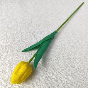 Unico PBP69 Tanaman Hias Tangkai Bunga Tulip Buatan Bahan Tangkai Besi Bunga PU Artificial Flower Ornamen Hiasan Dekorasi Ruangan Meja Rumah COD