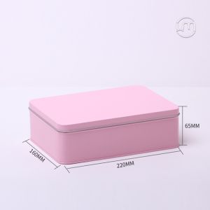 [XẢ KHO 5 TẶNG 1] 22*16*6.5cm- Hộp thiếc chữ nhật NHIỀU MÀU cỡ lớn đựng cookies bộ mỹ phẩm quà tặng cao cấp... Không dùng đựng dung dịch lỏng