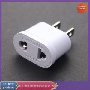 Graceful US Plug to EU Plug Round And Flat Dual-Purpose Conversion Plug Converter Socket