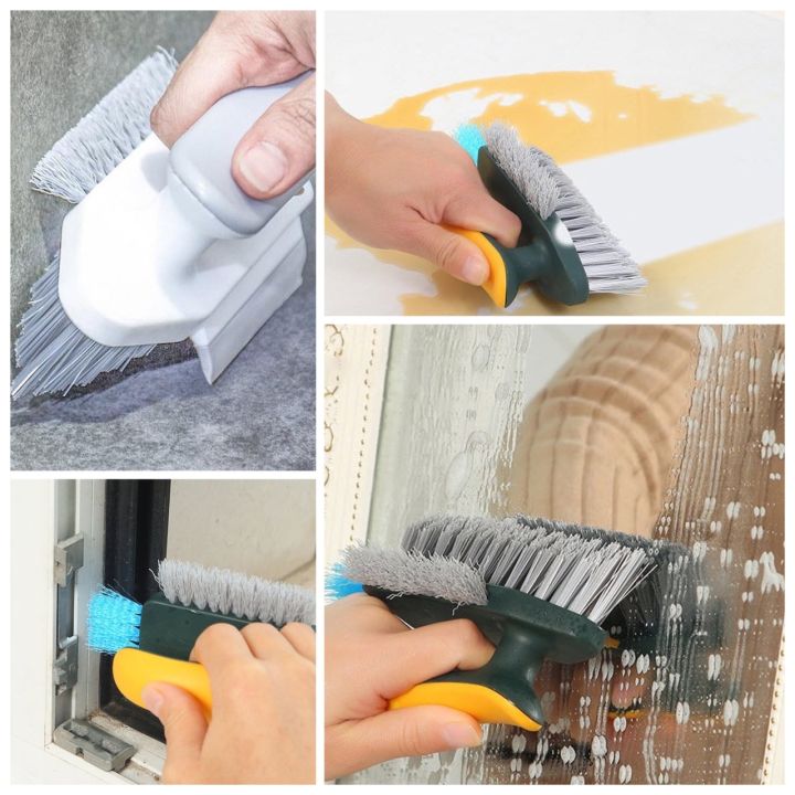 ⚡ แปรงขัดพื้น แปรงขัดห้องน้ำ 4 in 1 แปรงทำความสะอาด อเนกประสงค์ รุ่น ...