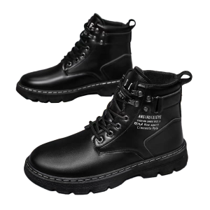 Anti-Slip Motorcycle Boots | Thick Leather & Sturdy Sole | Waterproof for Monsoon Rides