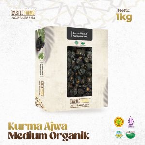 Kurma Ajwa 1 Kg Medium Organic Castle Farms Kurma Nabi Asli Madinah High Quality