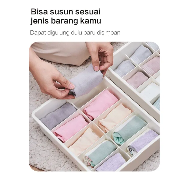 Mainland%20Underwear%20Storage%20Box%20Kotak%20Penyimpanan%20Pakaian%20Dalam%20Kaos%20Kaki%20Organizer%20Lemari%20Serbaguna%20Storage%20Box%20Sekat%20HSB181%20-%20Image%208