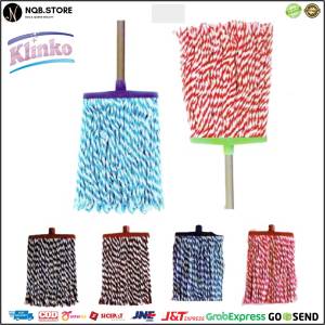 Klinko Cleaning Mop BAGUETTE Bicolor Pel Pembersih Lantai 2 Warna Tebal Set