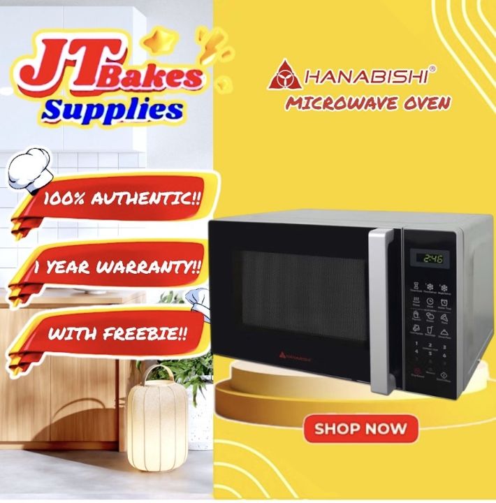 Hanabishi Digital Microwave Oven HMO-20MSSD 20 Liters With Freebie