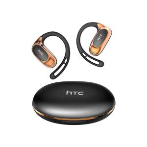 HTC NE35 Ear Hanging Wireless Bluetooth Earphones OWS Bluetooth 6 with Microphone HD Call Sports Earphones Waterproof IPX55 Suitable for Sports Not Easy to Detach Stable Earphones