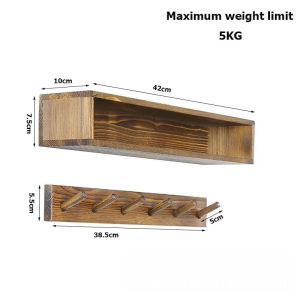 3 in1 Adjustable Hanging Bathroom Shelf Organizer with Bath Towel Rack Home Wooden Durable Wall Mounted Kitchen Racks Organizer