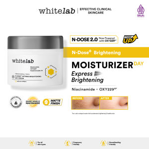 Whitelab Day Cream Brightening  - Pelembap Kulit Kering Krim Pagi Pencerah Wajah N-Dose+ 2.0
