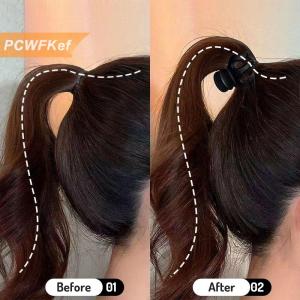 【PCWFKef】 5 cái kẹp tóc đuôi ngựa cố định đuôi ngựa cao kẹp tóc kẹp tóc kẹp tóc phụ kiện nữ cô gái phụ kiện mũ nón móng vuốt tóc chống chảy xệ