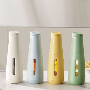 MNTT Light Proof Glass Glass Oil Dispenser Visible Window 470ML Kitchen Oil Condiment Bottle Modern with Scale Non-Drip Oil Bottle Home Kitchen Use