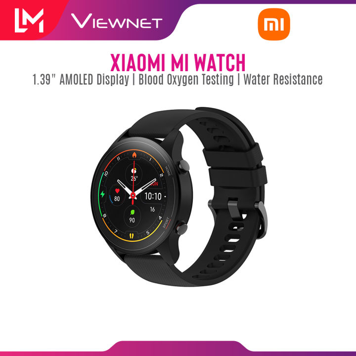 Xiaomi Mi Watch with AMOLED Display, Bluetooth 5.0 Connection, Water