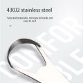 GL.Stainless Steel Oral Hygiene Tongue Scraper Personal Care Cleaning Tongue Moss Anti Bad Breath A. 