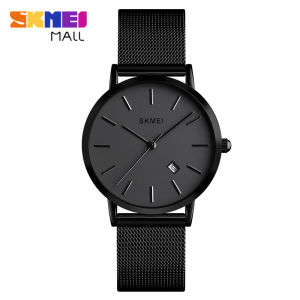 SKMEI Đồng Hồ Thạch Anh Nữ 1530 Đồng Hồ Đeo Tay Nữ Thời Trang Có Ngày Công Sở Dây Thép Không Gỉ Chống Nước 30M