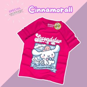 Kaos Karakter Anak Perempuan Lucu 2Kuromi Kelinci Cinnamoroll untuk 1tahun sampai 10tahun