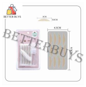 BETTER BUYS 120Pcs Invisible Eyelid Sticker Lace Eye Lift Strip Double Eyelid Tape Make-Up