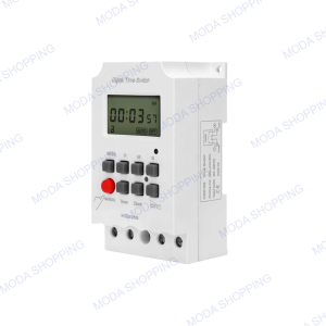 KG316S 25A 220V Digital Programmable Timer Switch 32 ON/OFF Schedules Weekly Time Relay for Home & Industrial Use