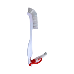 Coral Babies 2-in-1 Baby Bottle Brush With Foldable Nipple Brush Soft And Gentle Bristles