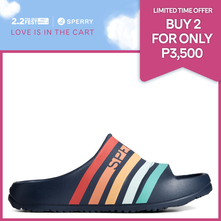 Flow Slide Sandal in Navy main image 0