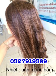 Đầu Canh Học Bới Tóc Cô Dâu Chịu Nhiệt MX02 - Đa Năng Uốn Ép Bấm Tóc - Phù Hợp Học Viên Tóc - Màu Nâu Hạt Dẻ Vàng - Sản Phẩm Chuyên Nghiệp