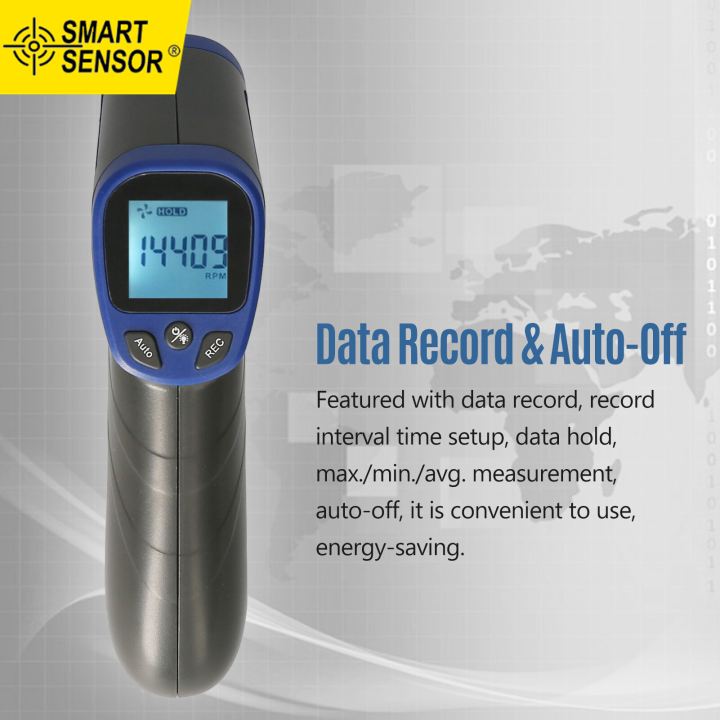 Portable High-precision Digital Tachometer With Laser Manual