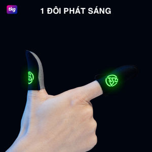 Bao tay chơi game tự động phát sáng trong đêm chất liệu sợi bạc siêu dẫn siêu nhạy chơi game Mobile
