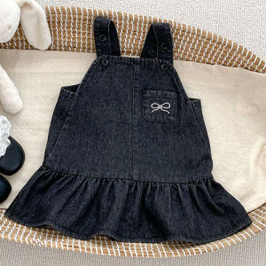 2025 New Spring 0-5Yrs Children Clothes Suit Long Sleeved Cotton Shirt+Printed Jumpsuits Overalls Baby Girls Clothing Set2026