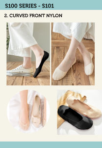 Invisible Boat Socks (Variety Design) Anti Slip Texture (S100 Series )
