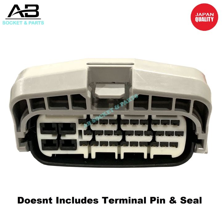 Abs Module Connector 34 Pin (4B+20S) Mitsubishi EVO 8 ABS Pump Module Socket Connector | Lazada