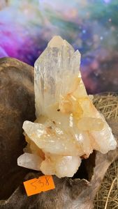 trụ đá thạch anh năng lượng chóp mọc chóp tự nhiên Lemurian lấp lánh 538