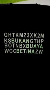 KAOS BUCIN / ANTI BUCIN GLOW IN THE DARK