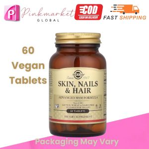 Solgar Advanced MSM for Stronger Hair Radiant Skin & Healthy Nails - 120 Vegan Tablets