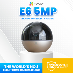 EZVIZ E6 3K/5MP Wifi CCTV Camera Connect to Cellphone with Speaker indoor cctv Two-Way Calling