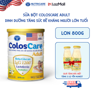 Sữa bột Nutricare ColosCare Adult - Dinh dưỡng cho người lớn tuổi 800g