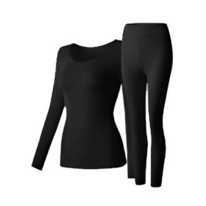 Lingerie Set Seamless Thermal Underwear not Tight Colorless Lightweight Fever Beauty Light and Thin