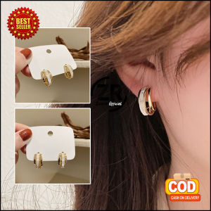 Anting Titanium Korea Perempuan Dewasa Bahan Alloy Mewah Aksesoris Fashion Wanita Import ANT102 ZIORRA