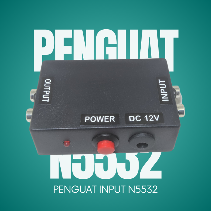 Preamp Penguat Input NE5532 1 Output / Input Amplifier Preamp 1 Output