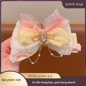 Hàng có sẵn✨ Thời trang công chúa Bow kẹp tóc barrettes trẻ em phụ kiện tóc dễ thương ngọt ngào Cô Gái Tóc headdress