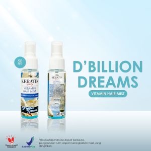Tata Keratin Daily Vitamin Hair Mist 50ml -Serum Rambut Vitamin Rambut