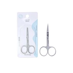 Kéo cắt mi giả chuyên dụng kéo cắt lông mi đầu cong cho makeup bằng thép siêu bền an toàn