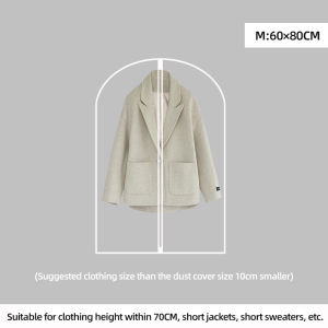 PEVA Transparent Clothes Protector Clothing Cover Dress Storage Bag coverLarge clothing dust cover Extended