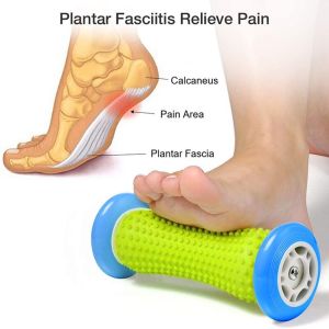 Plantar Fasciitis Foot Massage Roller Relax Heel Arch Sole Pain Feet Reflexology Massager Wheel Slimming Back Waist Leg Arm Muscle Pain Relief