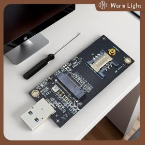 Warm Light 1 Set DW5821E M2-NGFF DW5811e DW5816E EM7455 L860-GL USB3.0 Expansion Card For 3G 4G 5G LTE Module M2 USB Adapter