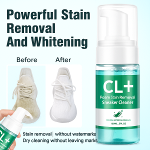 White Shoes Cleaner Shoes Cleaning Foam Sneaker Cleaning Sports Shoe Whitener White Shoes Foam Spray Remove Stain