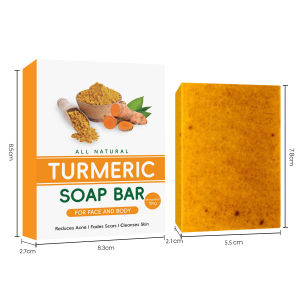 Ginger Handmade Cleansing Soap Oil Control Face Cleansing Soap Turmeric Soap Bath Soap Natural Ginger Soap Shampoo Bar