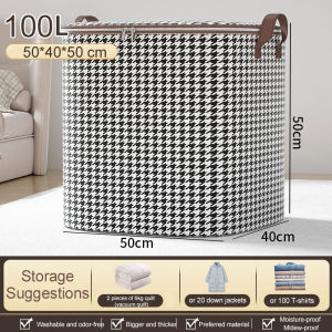 GREENSINDOOR Large Storage Bag Clothes/Blanket Storage Bag Clothes Organizer Storage Wardrobe Organizer Storage Box衣服收纳袋